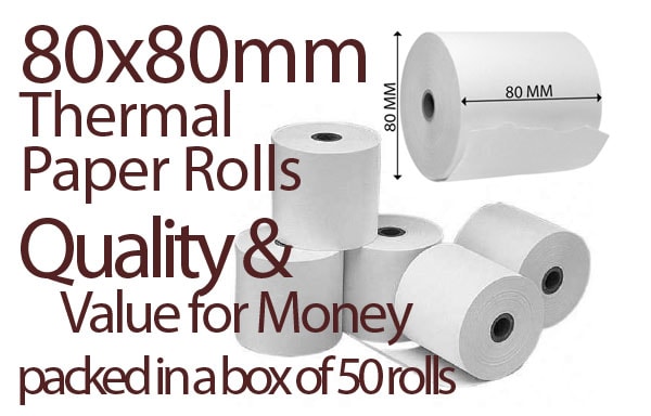 80mm thermal printer rolls