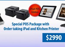 Special POS Package for Cafes & Restaurants 1 MiPOS Restaurant POS System Special Offer Nov 2018