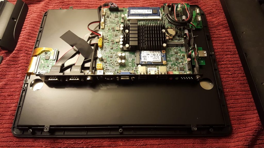 How to Replace LCD of a J1900 POS Terminal 3 Mother Board of J1900 POS Terminal