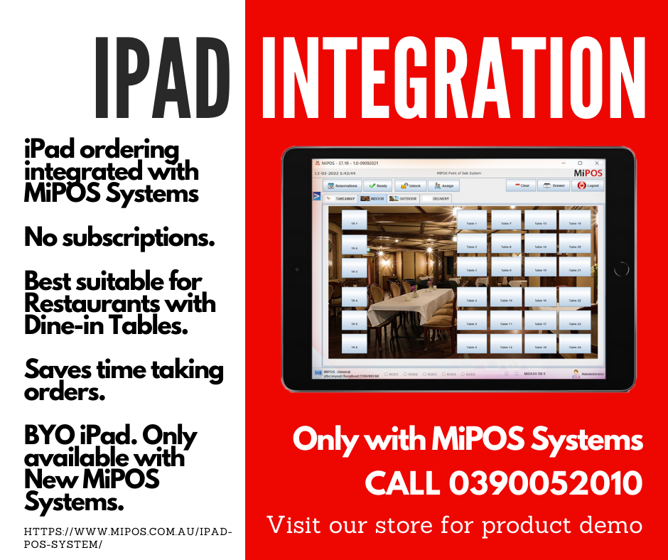 iPad Integration for MiPOS Systems